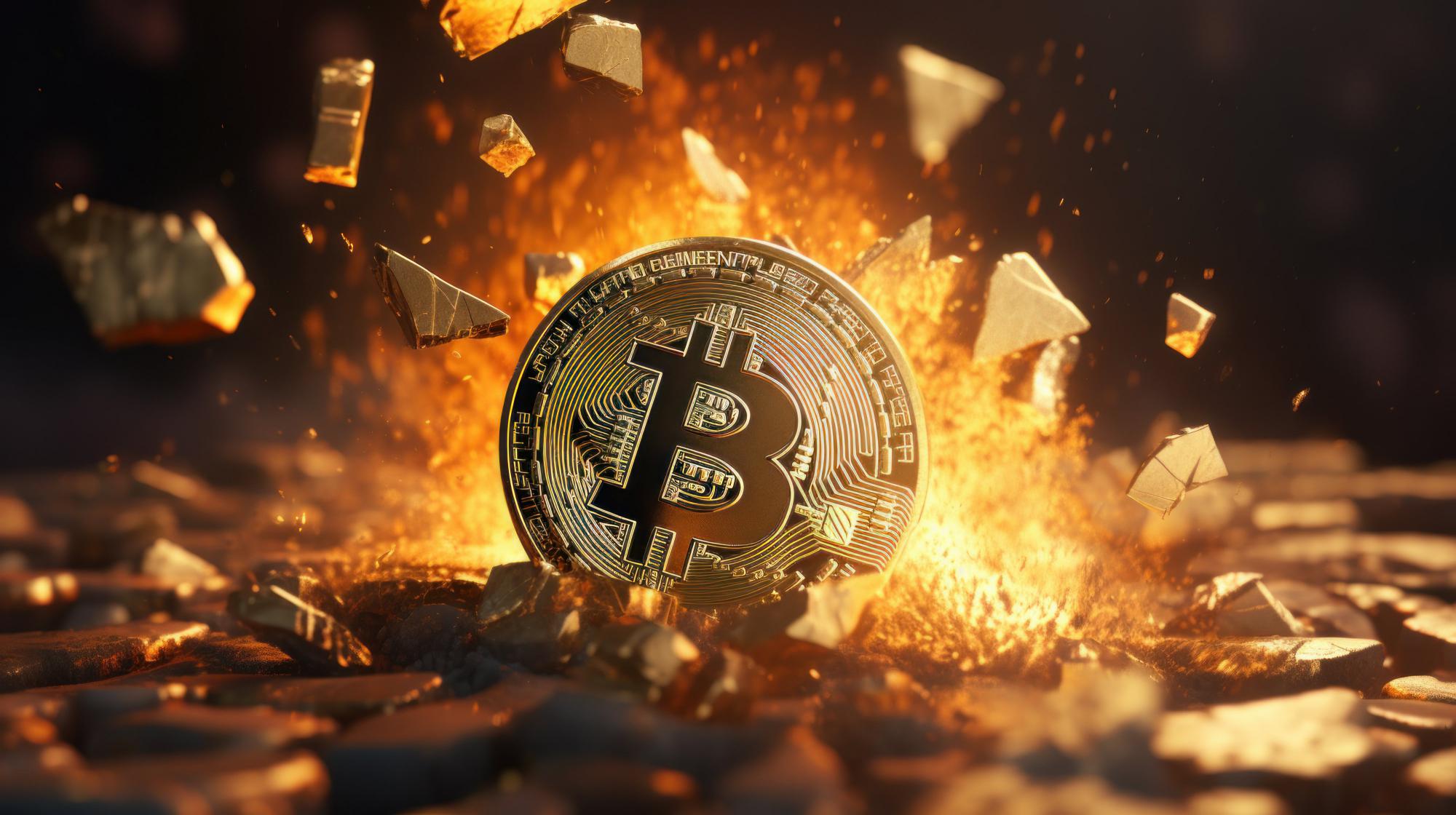 Ein Bitcoin entsteht